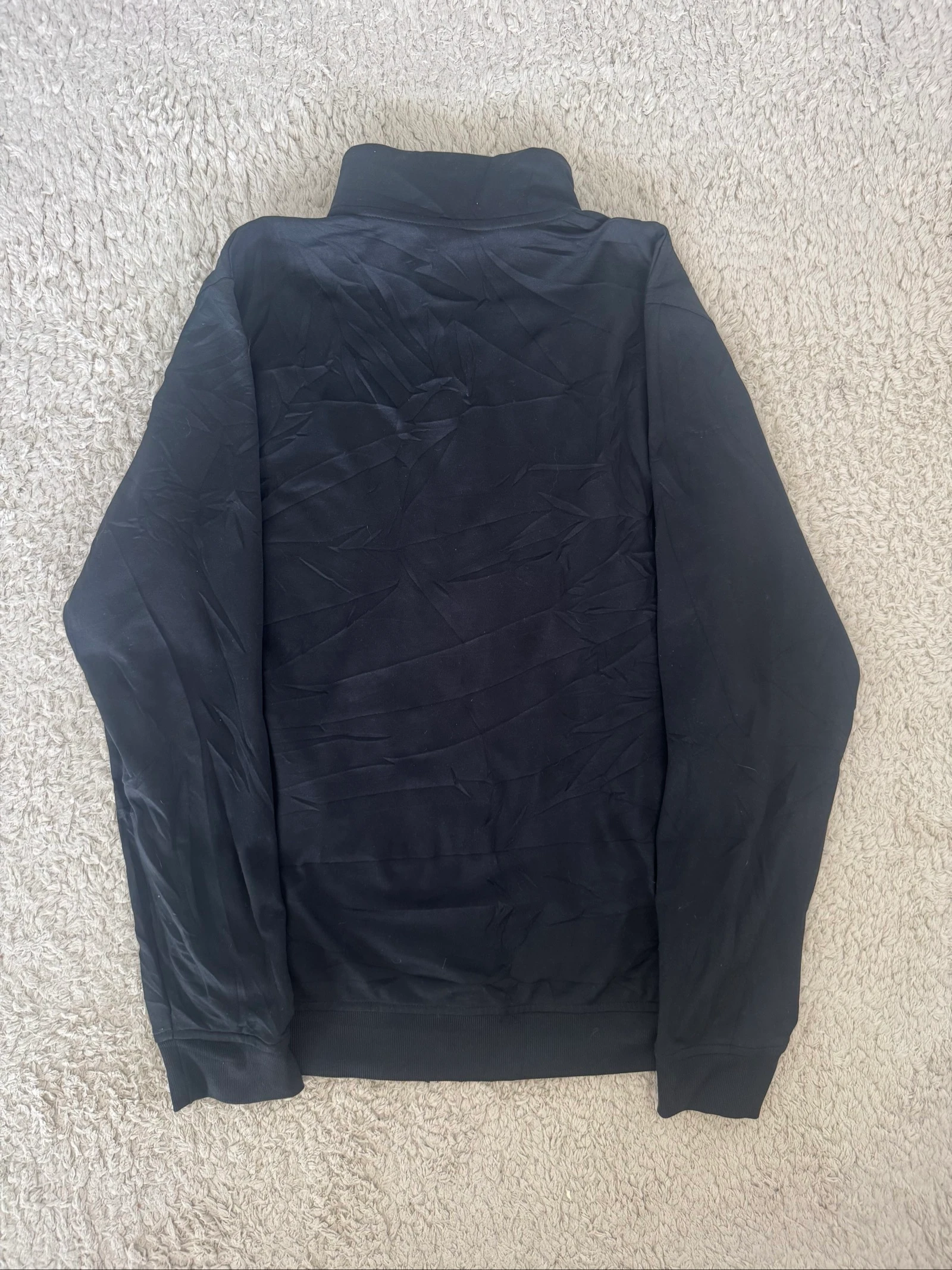 Under Armour Track Jacket Black Full Zip Sportswear Athletic Training Jacket Size M – photo 7